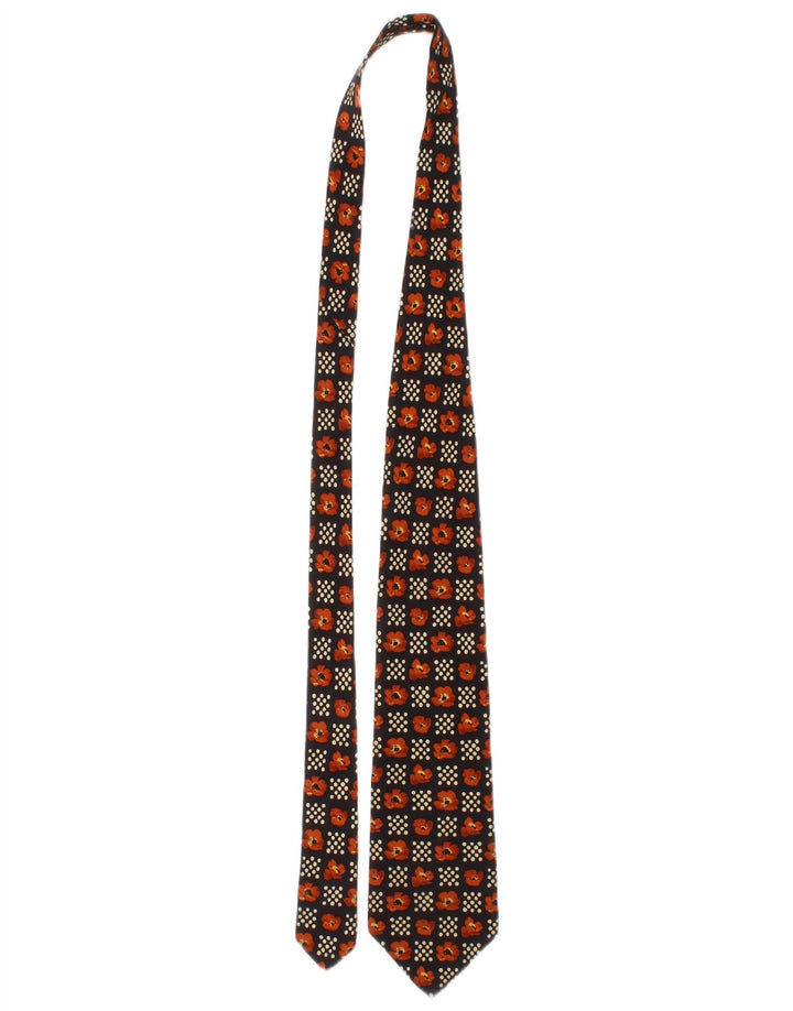 Hugo Boss Cravate Homme Taille Unique Noir Floral Soie Classique
