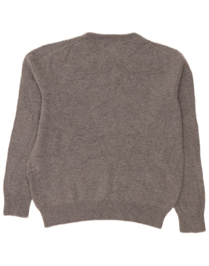 Gant Pull ras du cou pour femme UK 14 Laine gris moyen