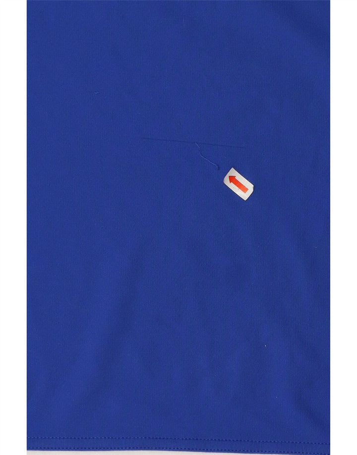Adidas Climalite T-Shirt Top XL Bleu Colorblock Polyester