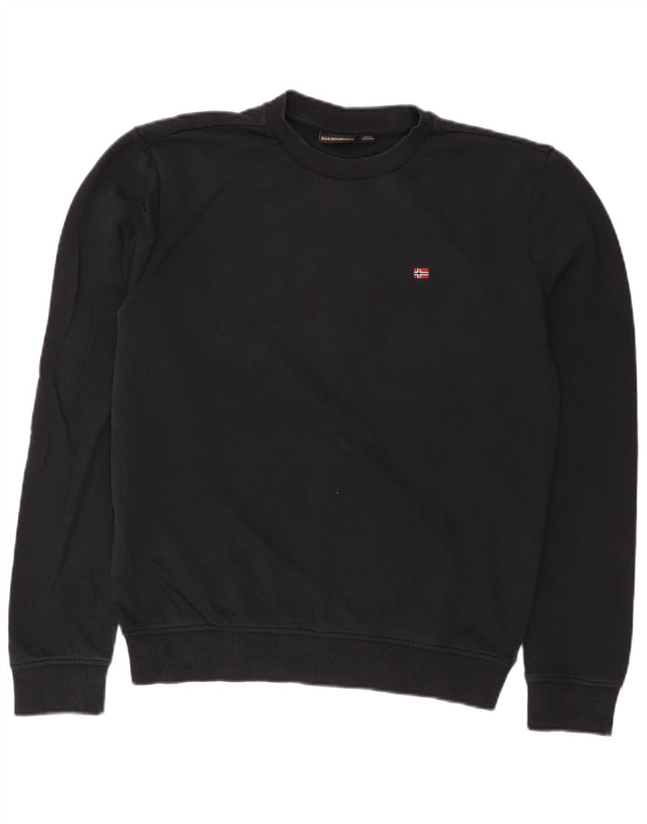 Napapijri Sweat-shirt pour homme Small Noir Coton
