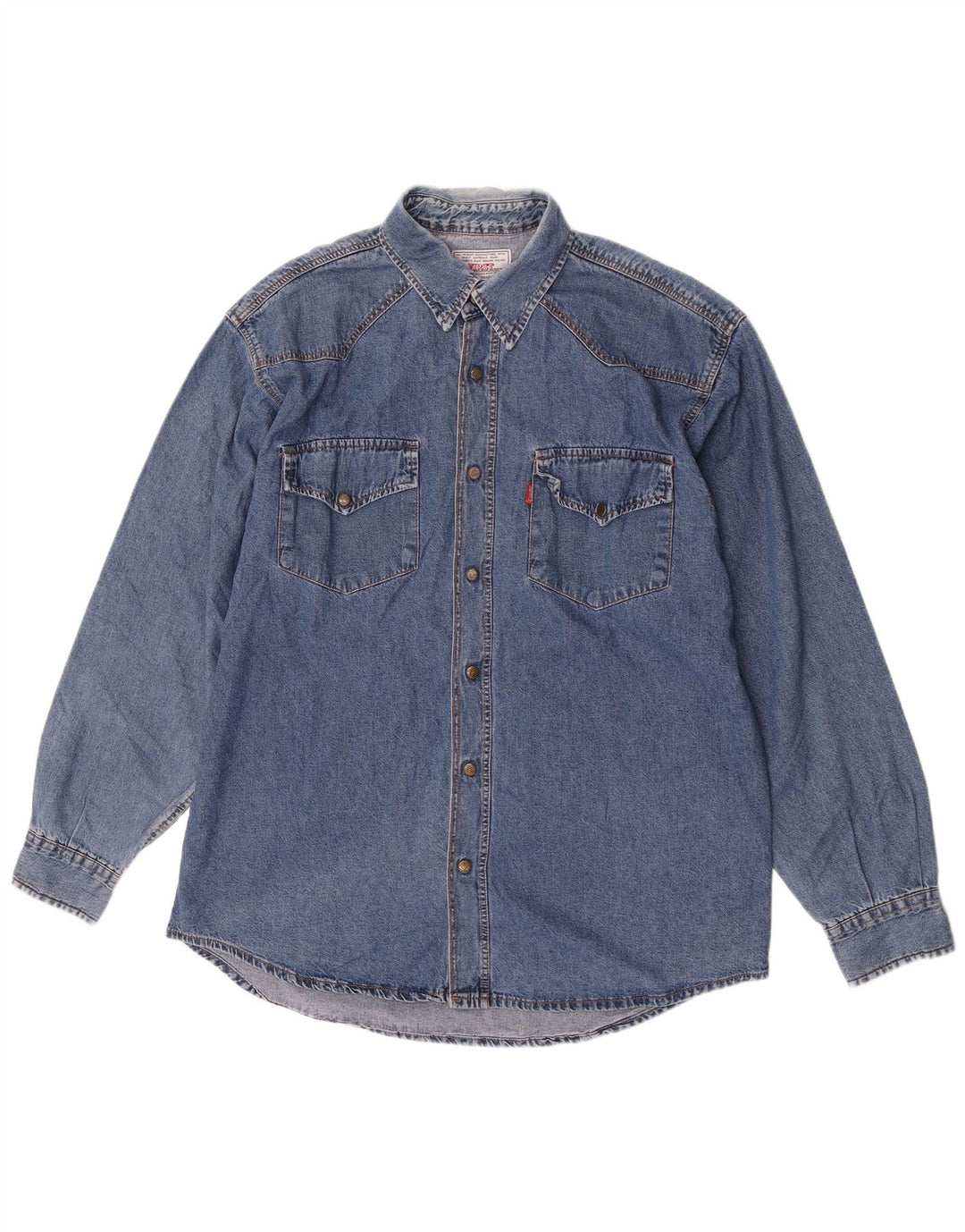 Perry's Chemise en Jean Homme Bleu Moyen