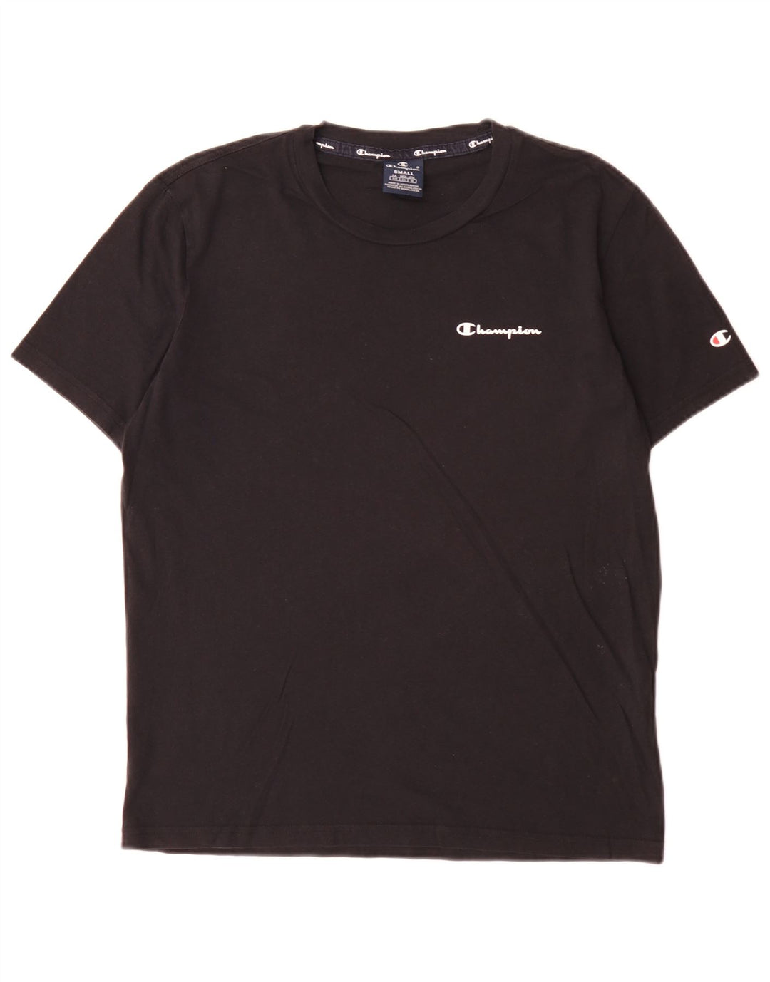 Champion T-Shirt Homme Haut Petit Coton Noir