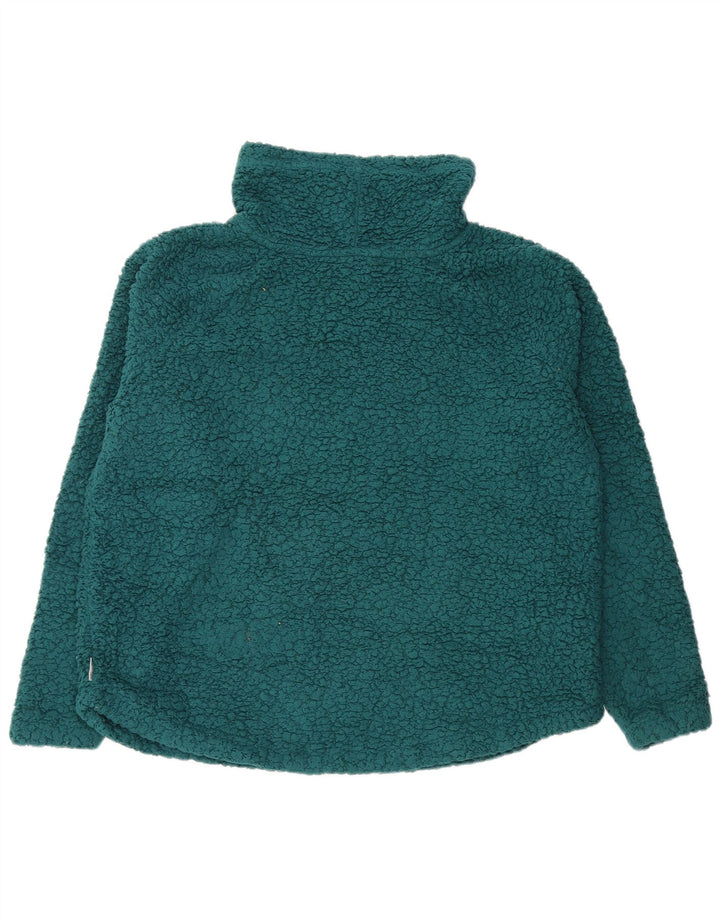 EDDIE BAUER Pull polaire surdimensionné pour femme UK 16 Large Vert Polyester