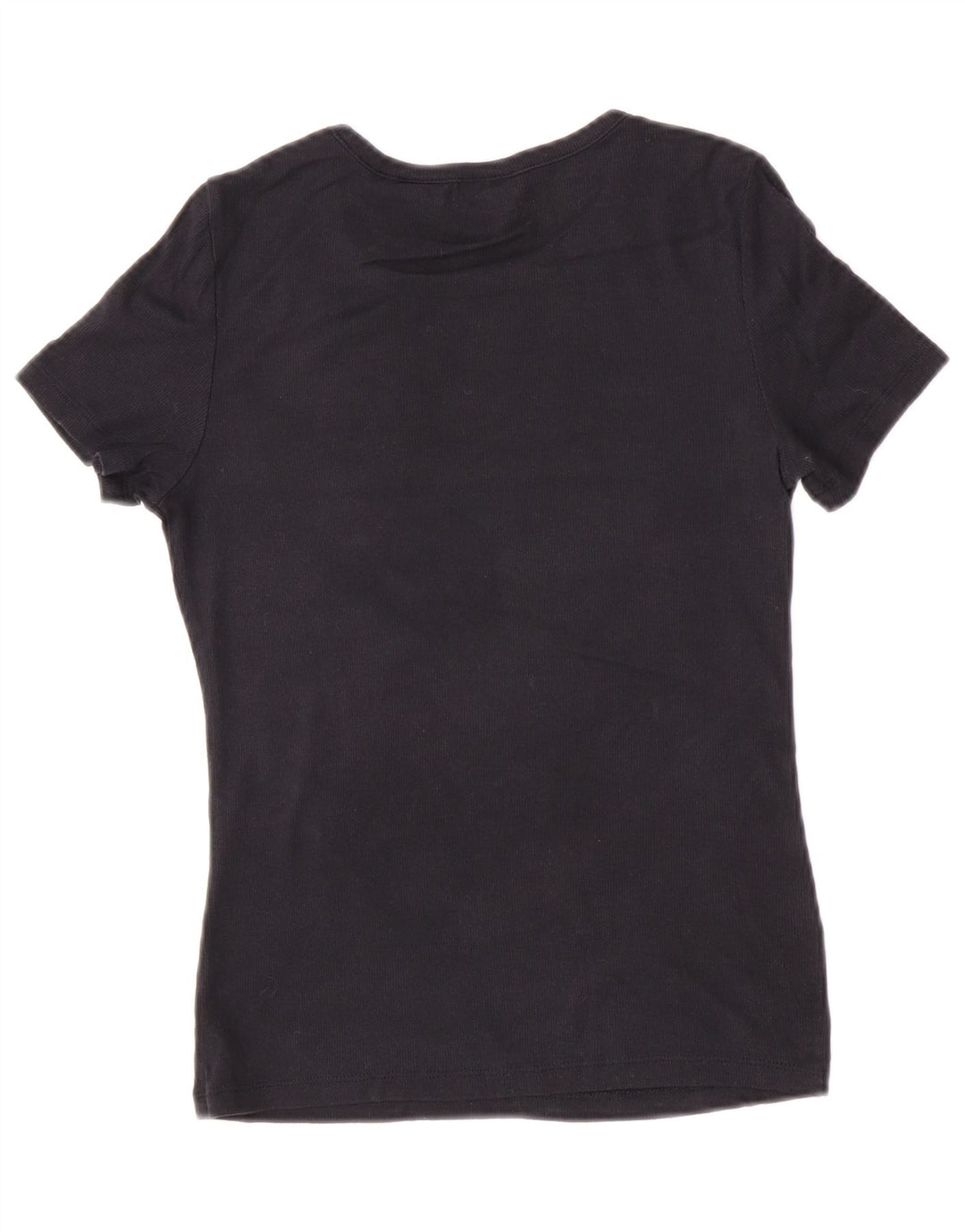 Levi's T-Shirt Femme UK 12 Noir Moyen Coton
