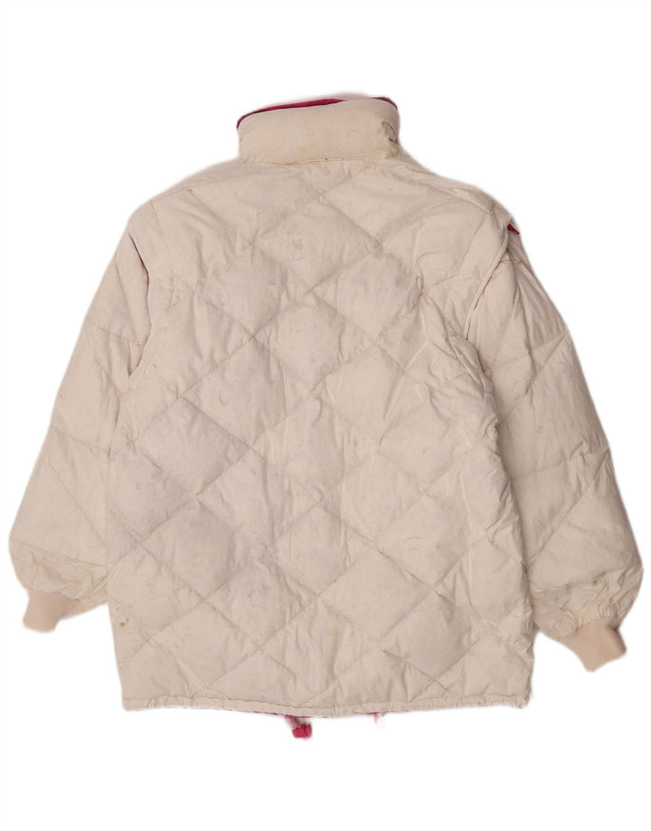 Dolomite Veste matelassée réversible pour homme, coupe ample, UK 36, petit, rose, polyester