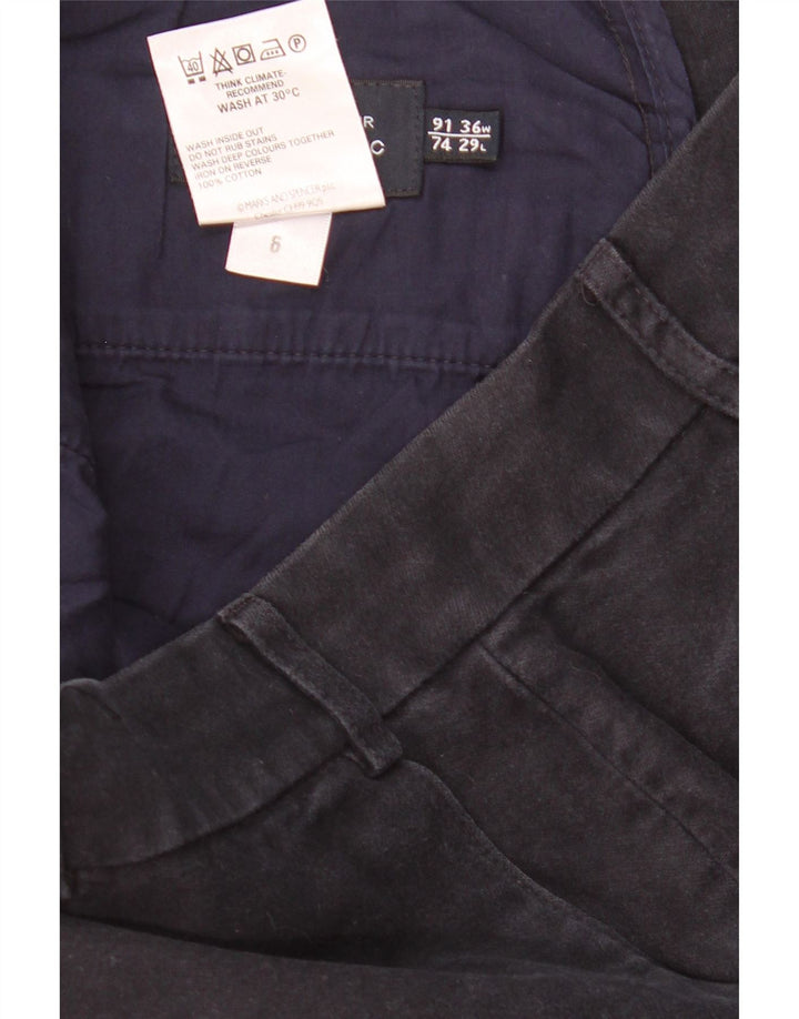 MARKS & SPENCER Pantalon Chino Blue Harbor Homme W36 L29 Bleu Marine