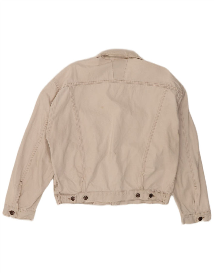 Wild Jeans Veste en jean pour homme UK 38 Beige moyen