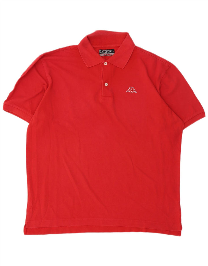 Kappa Polo Homme Grand Rouge Coton