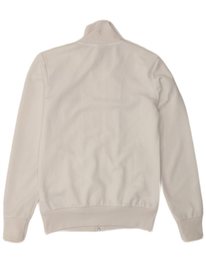 Nike Veste de survêtement pour femme UK 8/10 Petit Blanc Polyester