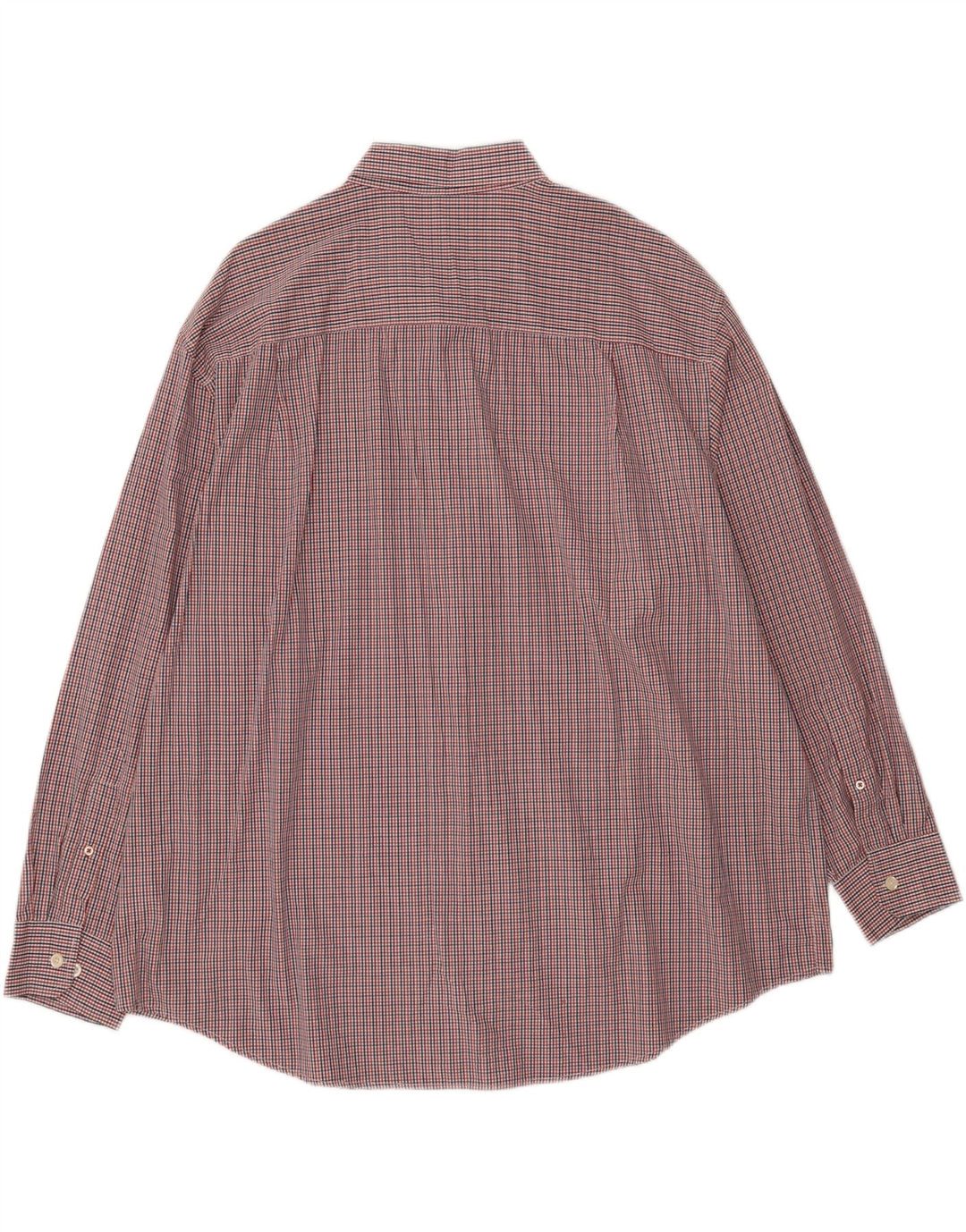 IZOD Mens Shirt 3XL Red Check Cotton Vintage Izod and Second-Hand Izod from Messina Hembry 