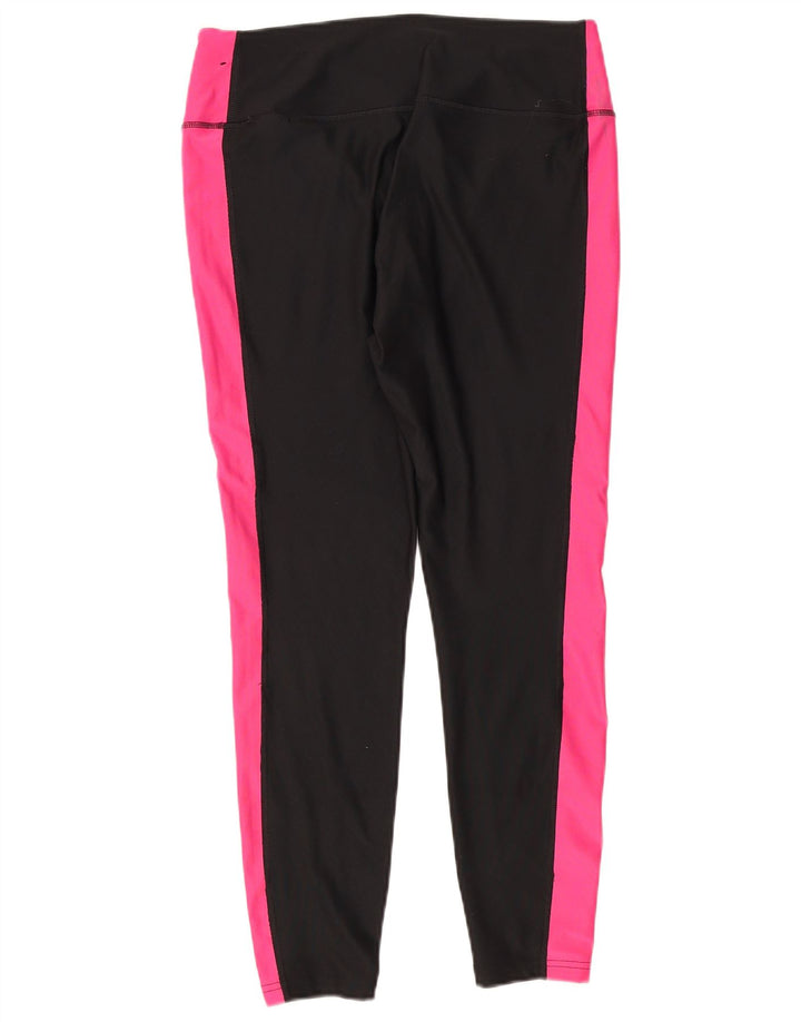 Nike Legging Dri Fit pour femme UK 44 Large Noir Colorblock Polyester