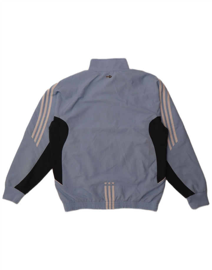 Adidas Veste de survêtement Climalite pour homme UK 38/40 Bleu moyen Colourblock