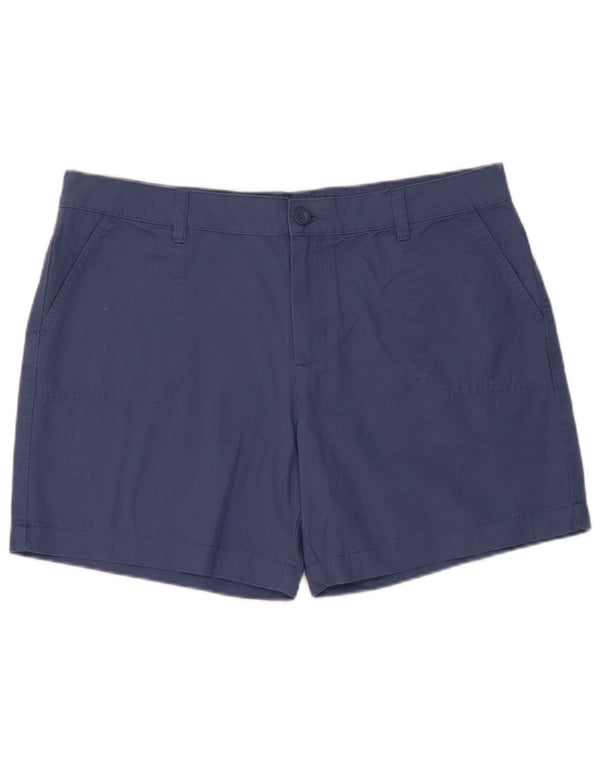 Mountain Warehouse Short Chino pour Femme UK 14 Large W36 Bleu Marine Coton