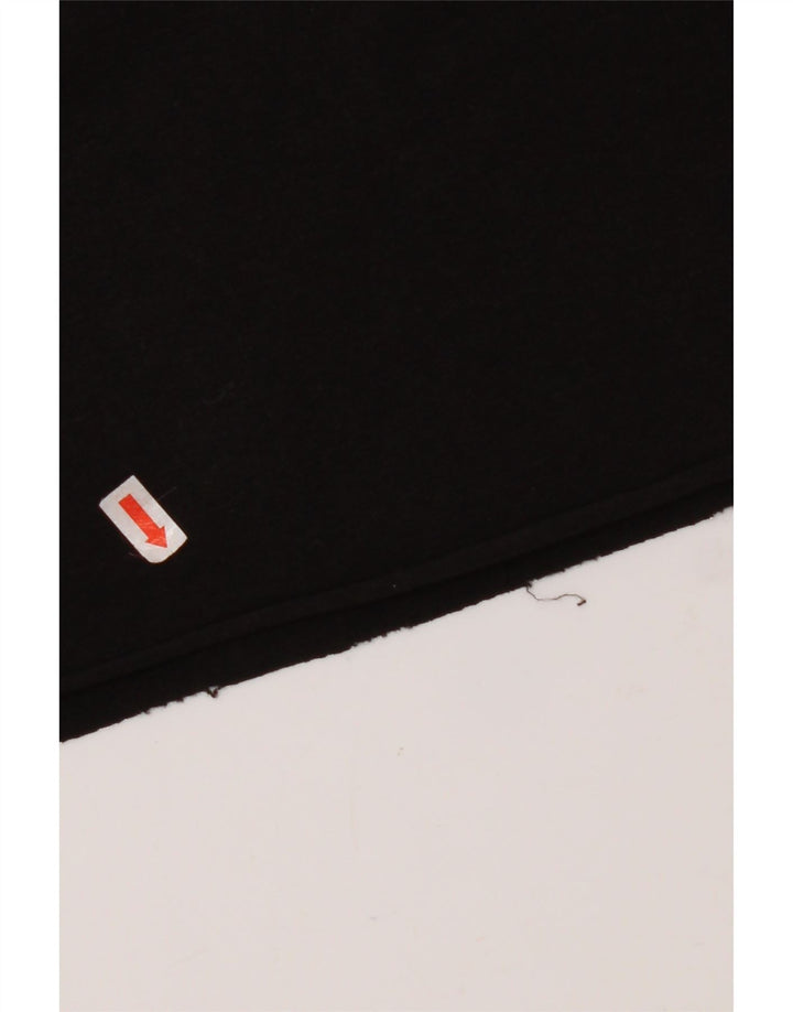 KAPPA T-shirt court surdimensionné pour femme en coton noir UK 10