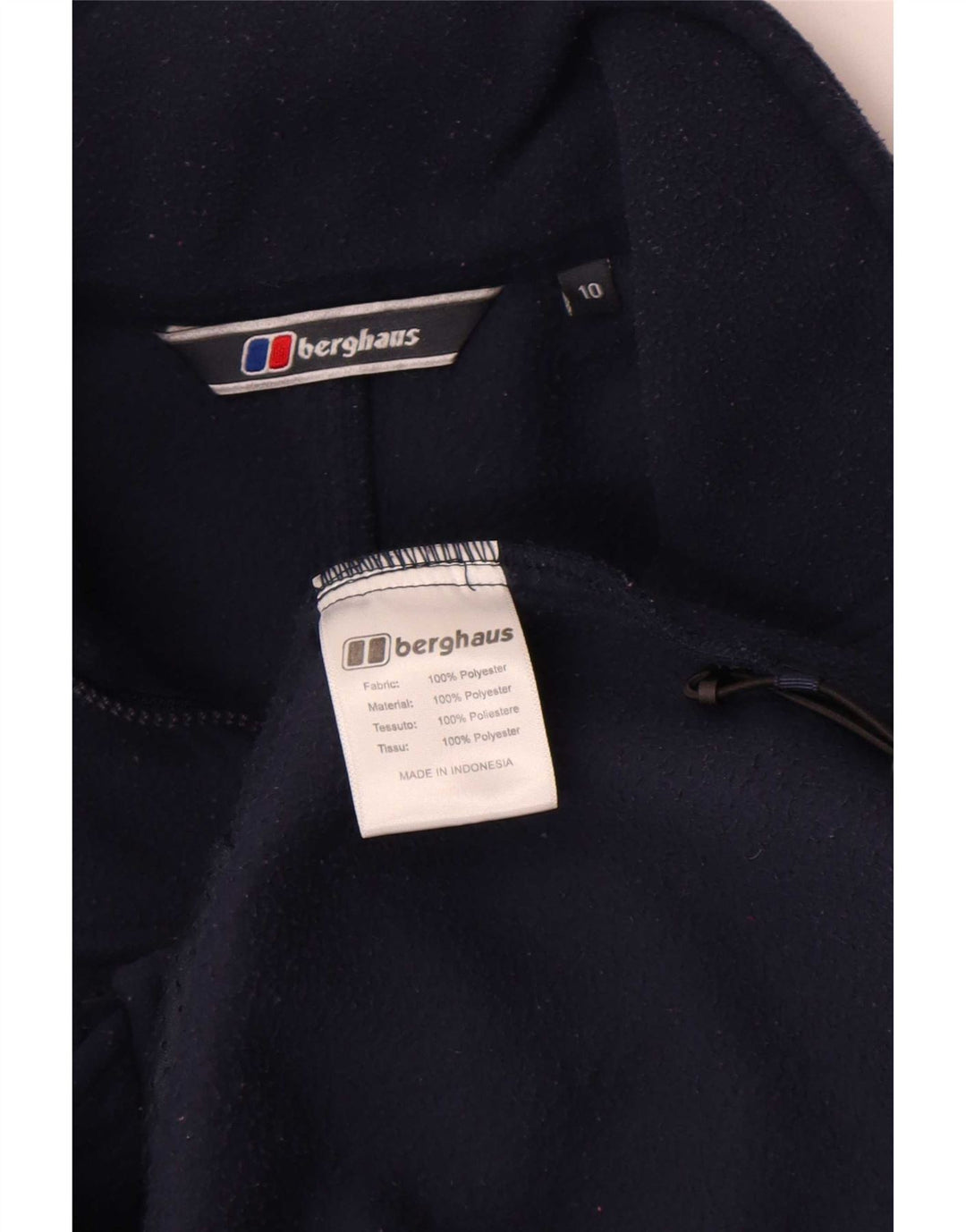 Berghaus Veste polaire doublée pour femme UK 10 Small Bleu marine Polyester