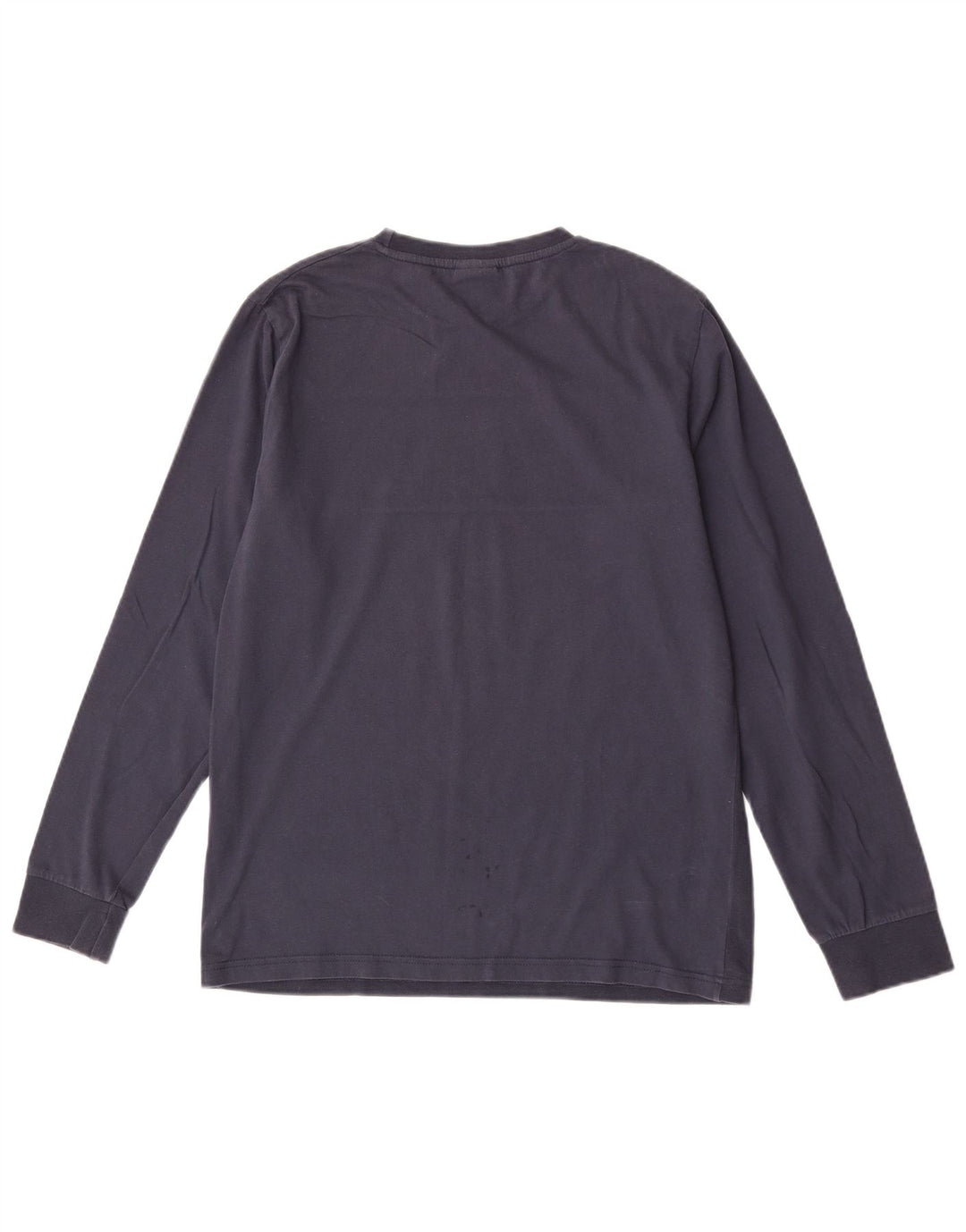 Ellesse Haut graphique coupe régulière à manches longues pour homme en coton bleu marine moyen