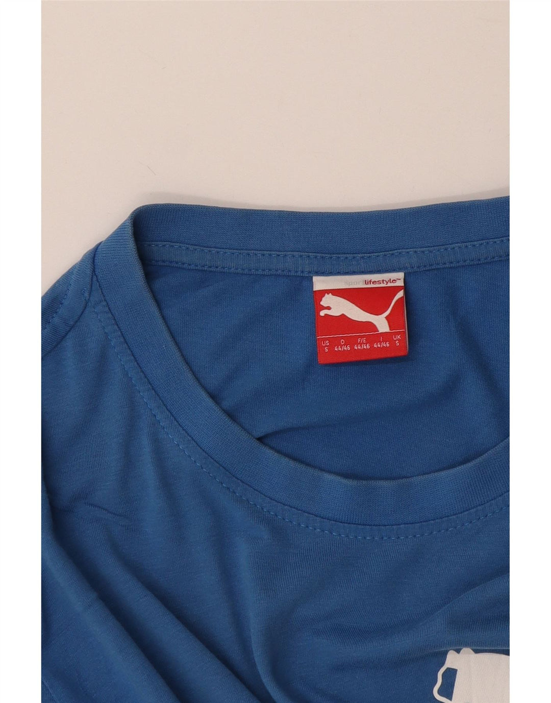 Puma T-Shirt Graphique Homme Petit Bleu