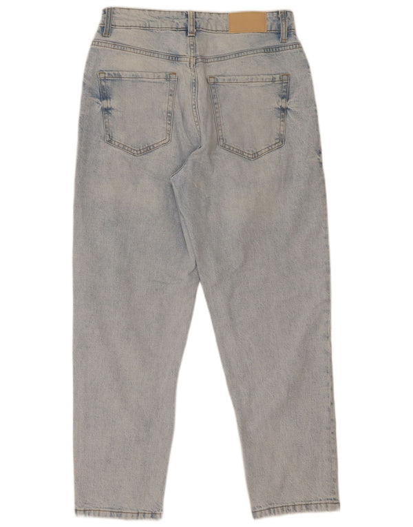 Zara Femme Jean Taille Haute EU 38 Small W28 L27 Bleu Coton