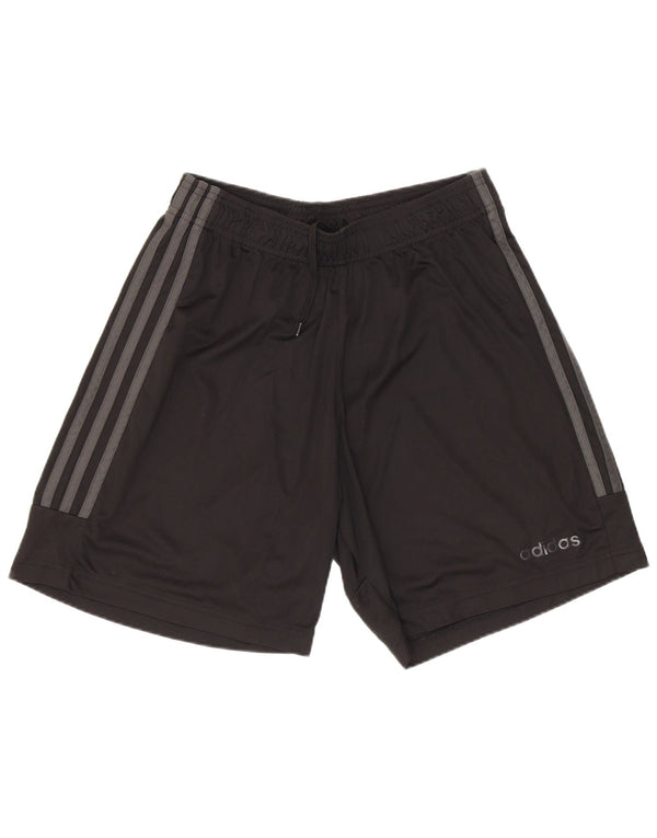 Adidas Short de sport pour homme en polyester noir moyen