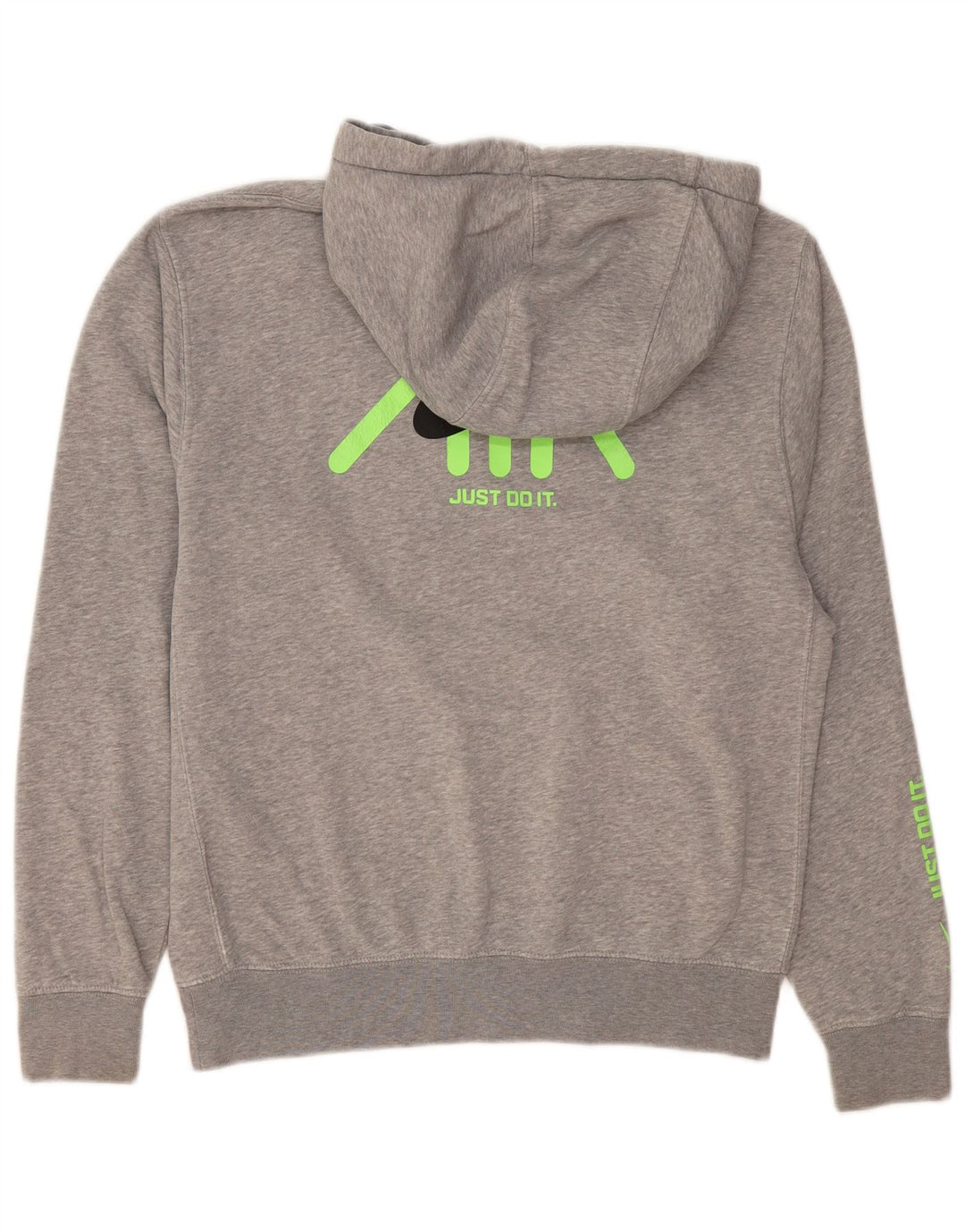 Nike Pull à capuche graphique pour homme Petit coton gris