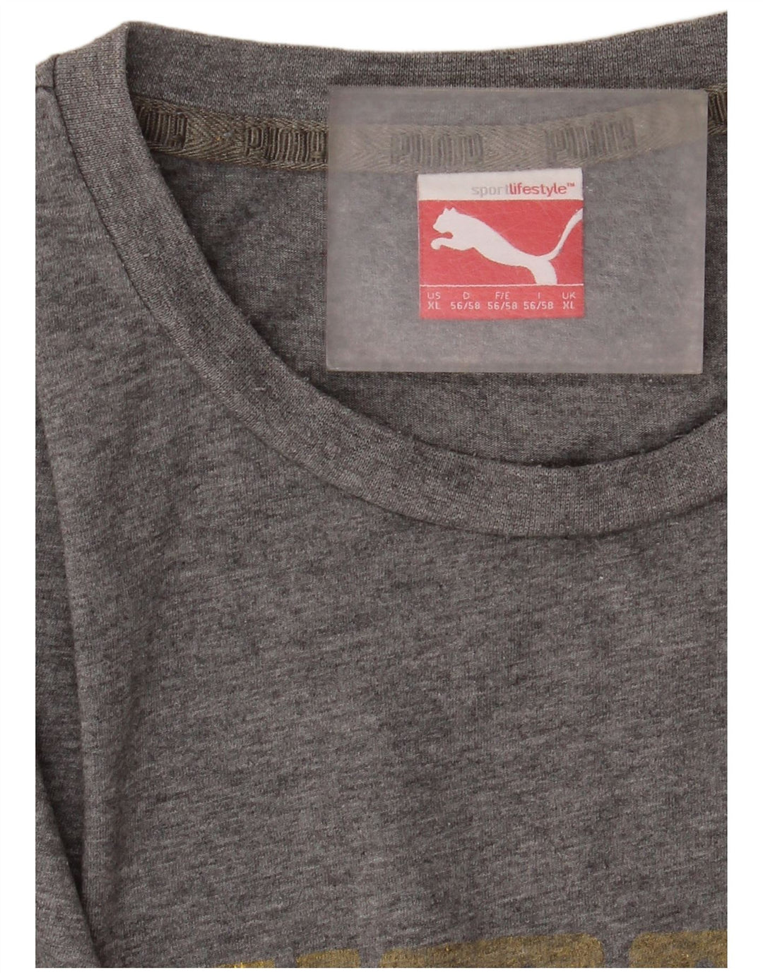 Puma T-Shirt Graphique Homme XL Gris