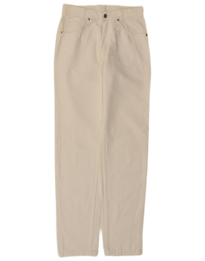 Mash Jean fuselé pour hommes IT 48 Medium W32 L33 coton blanc