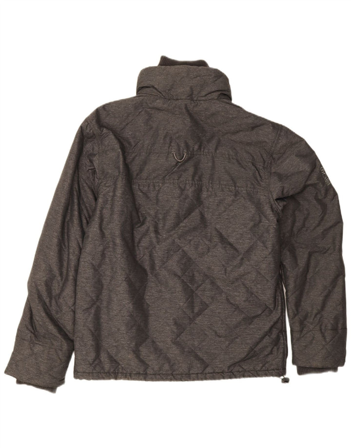Superdry Veste coupe-vent Windcheater pour femme UK 18 XL Gris Nylon