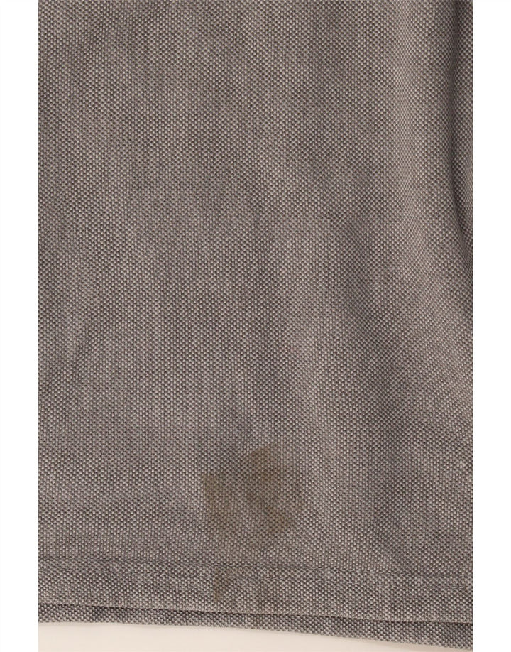 Fat Face Sweat-shirt à col zippé pour homme en coton gris Taille L