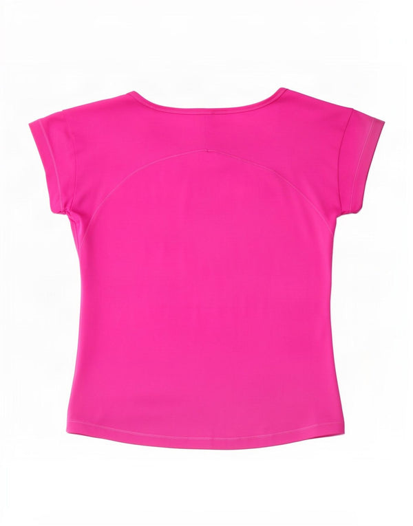 Adidas Filles Climalite Graphic T-Shirt Top 11-12 ans Rose Polyester