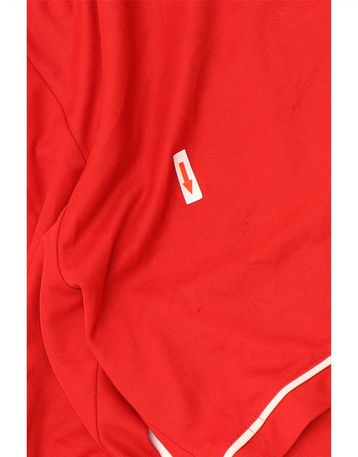 Adidas Short de Sport Graphic Regular Homme Rouge Moyen Polyester Sports