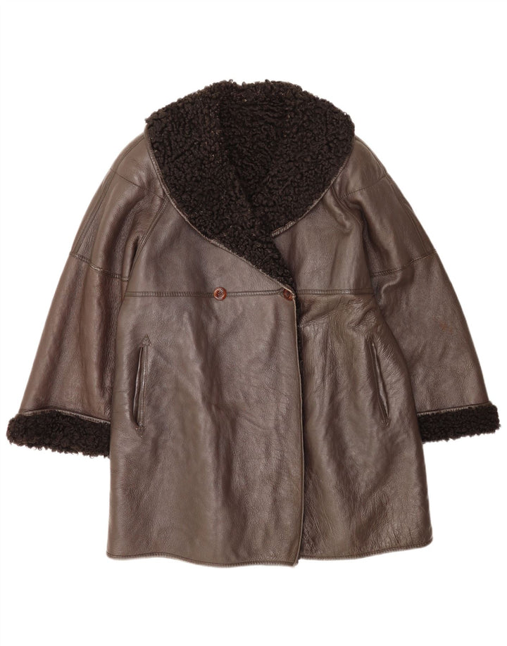 Pellicceria Manteau en peau de mouton pour femme IT 42 Marron moyen
