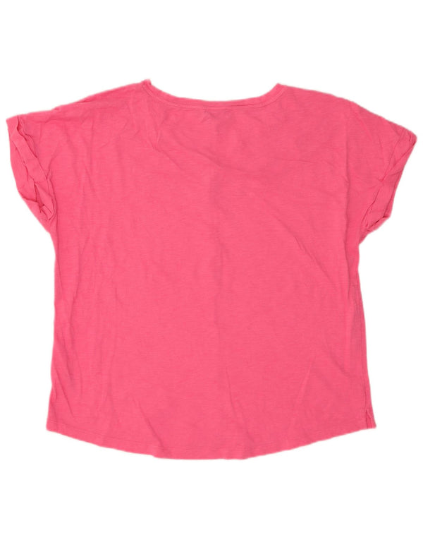 Nautica T-shirt pour femme en coton moucheté rose moyen UK 44