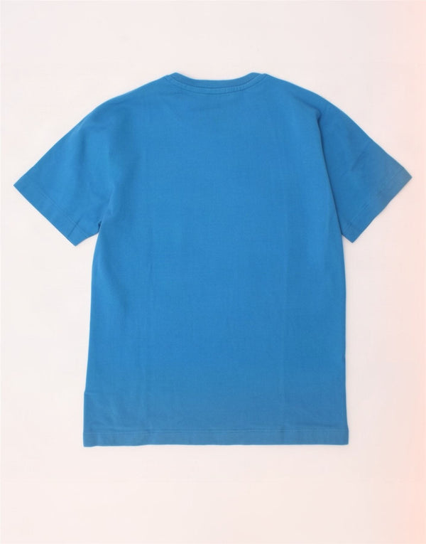 Adidas Garçon Climalite T-Shirt Top 7-8 ans Bleu Coton