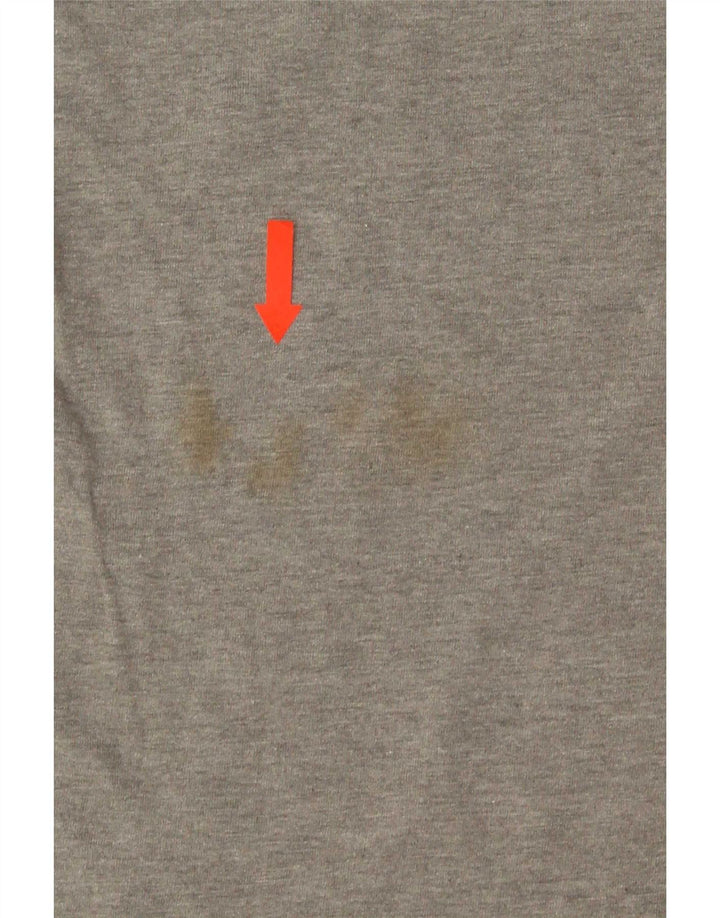 Calvin Klein T-Shirt Homme Haut Large Gris Coton