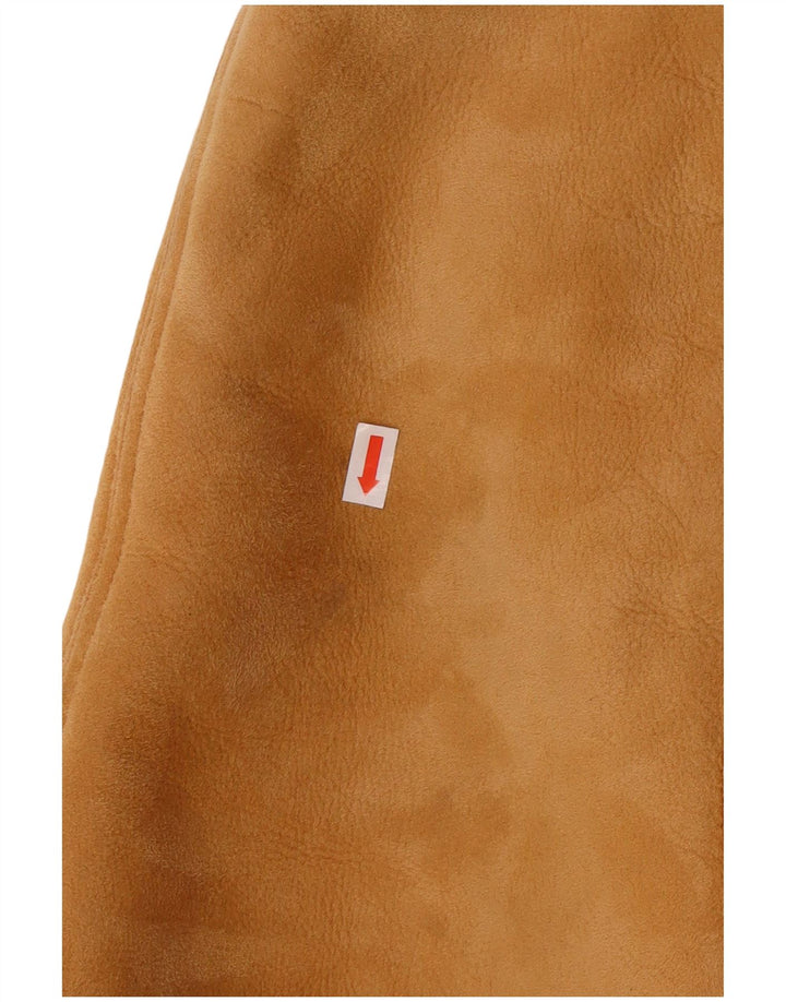 DIBI Veste en Shearling Homme Uomo IT 46 Petit Beige Shearling Classique