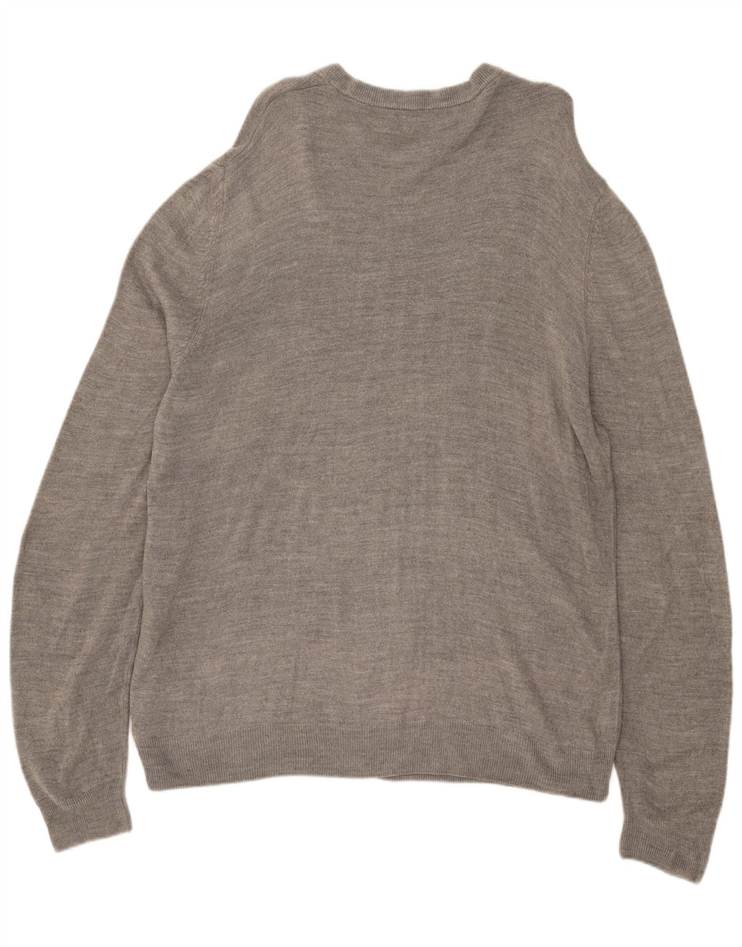 Marks & Spencer Pull col rond pour homme 2XL Gris Acrylique