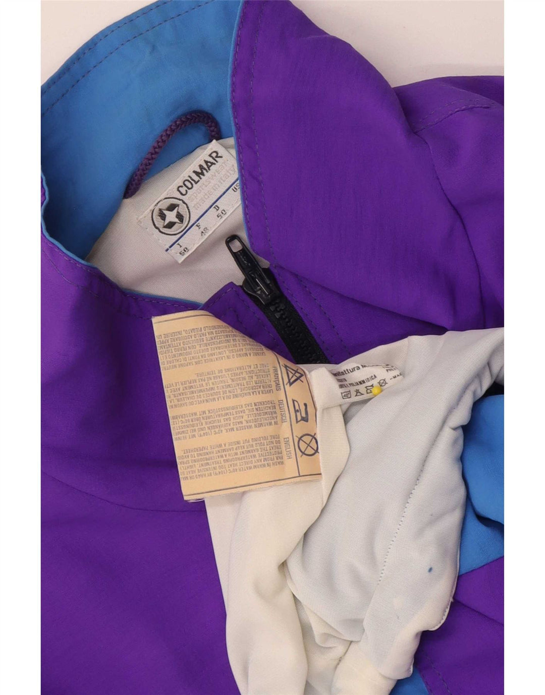 Colmar Veste de Survêtement Graphique Homme IT 50 Violet Moyen Colourblock