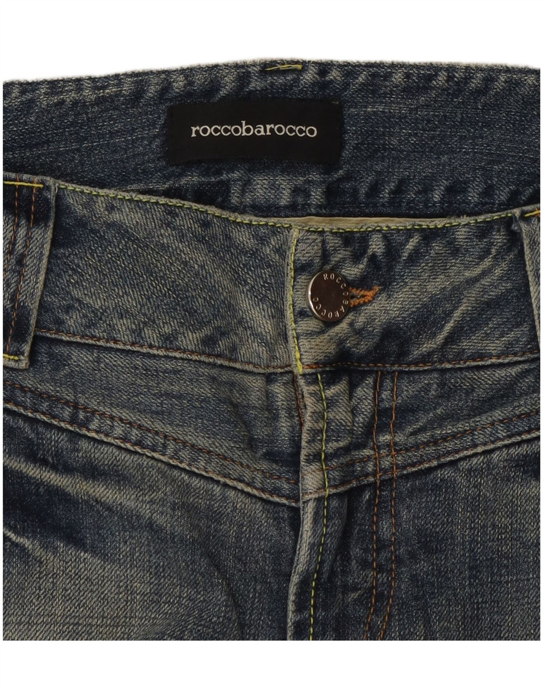 ROCCOBAROCCO Jean Slim Femme W34 L27 Bleu