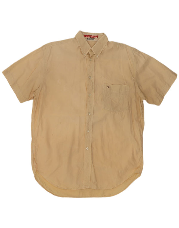 Murphy & Nye Chemise à Manches Courtes Homme Beige Moyen