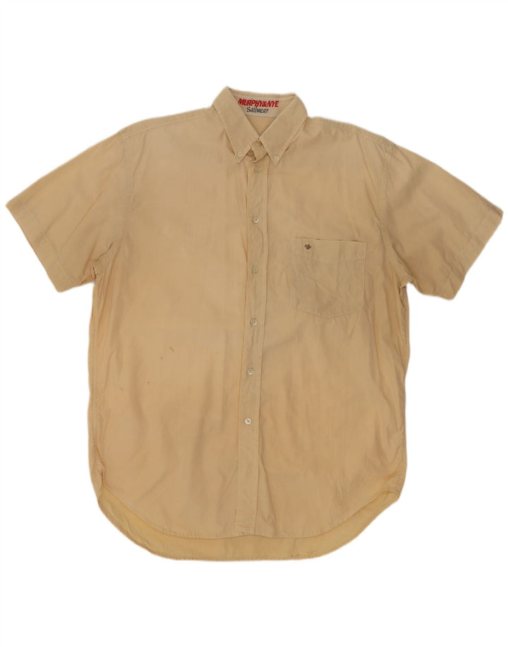 Murphy & Nye Chemise à Manches Courtes Homme Beige Moyen