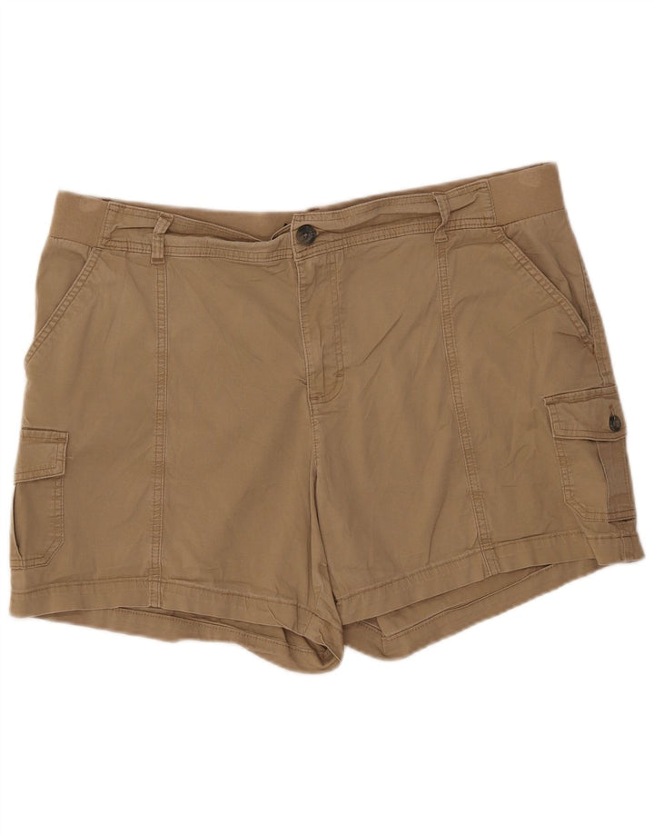 LEE Short cargo pour femme US 20 3XL W40 Coton beige