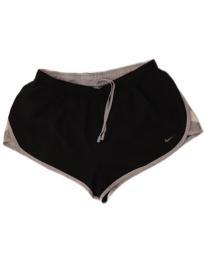 Nike Short de sport pour femme Medium W28 L12 Noir Colourblock Polyester