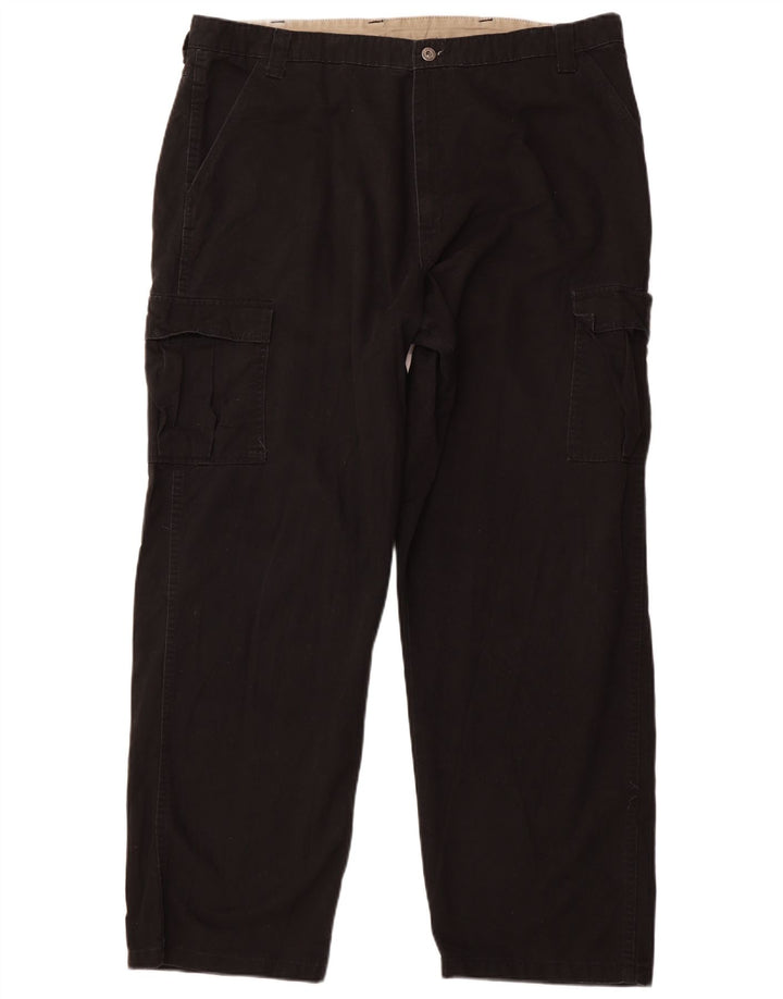 WRANGLER Pantalon Cargo Droit Homme W40 L32 Coton Noir