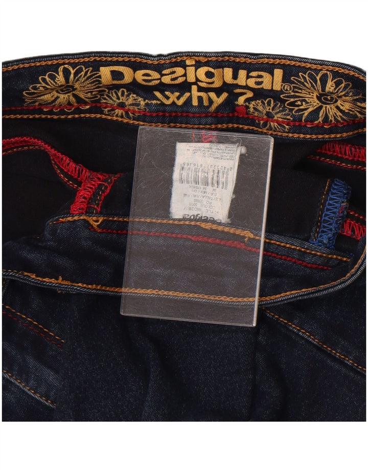Desigual Jean Skinny W34 L29 Bleu Femme