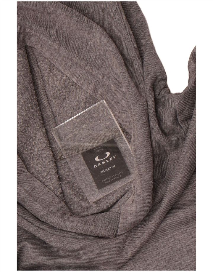 Oakley Pull à capuche coupe classique pour homme, grand gris