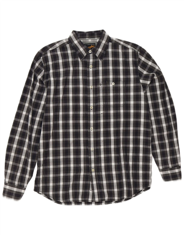 Wrangler Chemise Homme Medium Black Check Coton