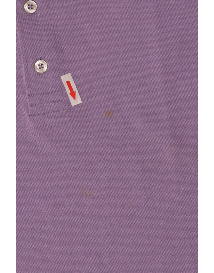 Kappa Polo Homme Violet Moyen Coton
