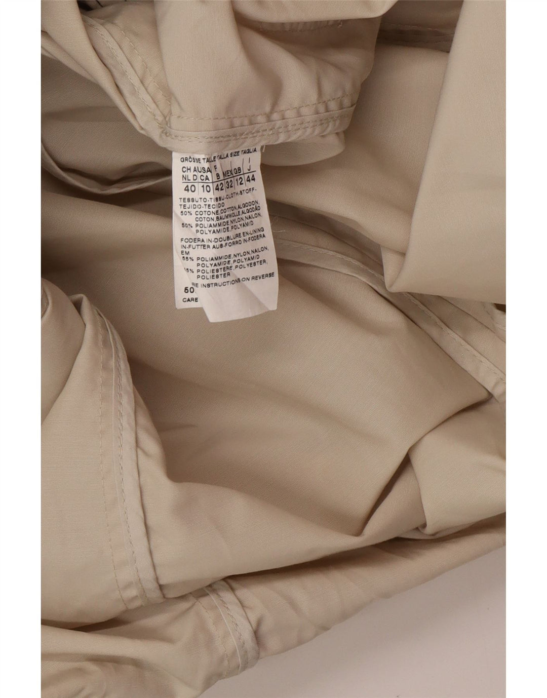 MAX MARA Trench-coat week-end pour femme UK 12 en coton beige moyen classique