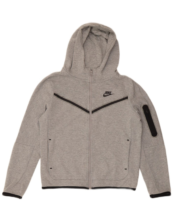 Nike Garçons Regular Fit Zip Sweat à capuche 12-13 ans Grand Gris Sports