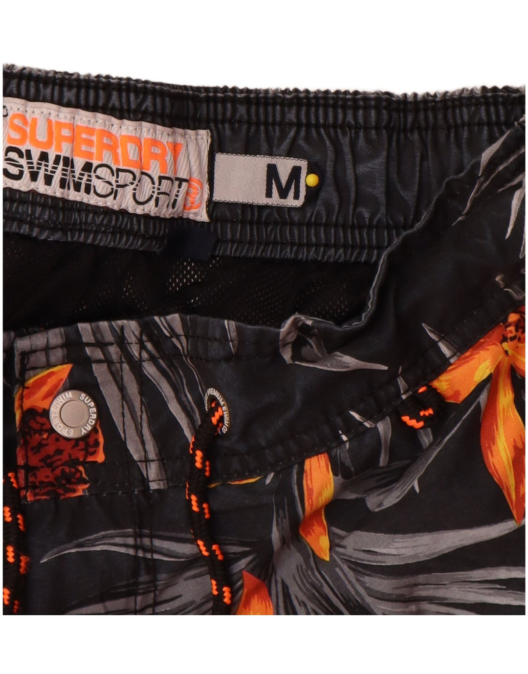 Superdry Short de Bain Homme Gris Moyen Floral Polyester